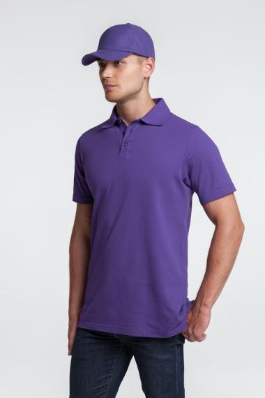 Рубашка поло мужская Virma light, фиолетовая, размер M