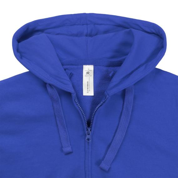Толстовка женская Hooded Full Zip ярко-синяя, размер XS