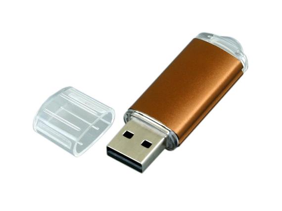 USB 2.0- флешка на 64 Гб с прозрачным колпачком