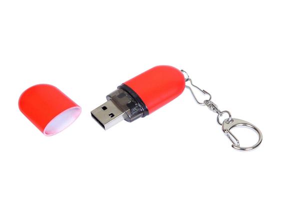 USB 2.0- флешка промо на 8 Гб каплевидной формы