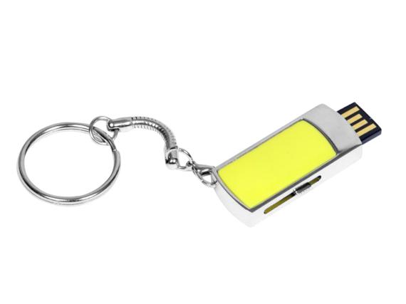 USB 2.0- флешка на 32 Гб с выдвижным механизмом и мини чипом