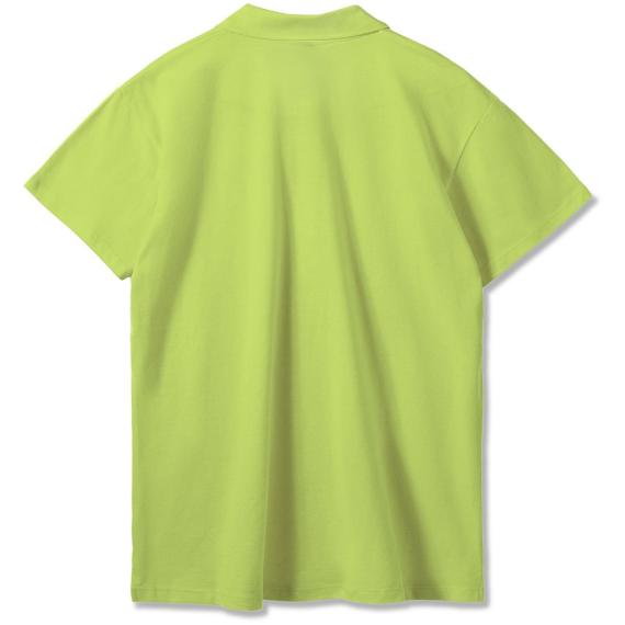 Рубашка поло мужская Summer 170 зеленое яблоко, размер XL