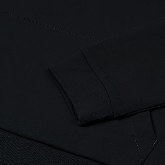 Толстовка на молнии с капюшоном Unit Siverga Heavy черная, размер XS