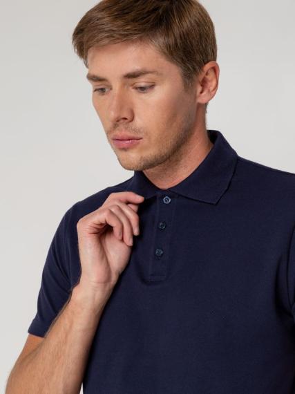 Рубашка поло мужская Virma light, темно-синяя (navy), размер L