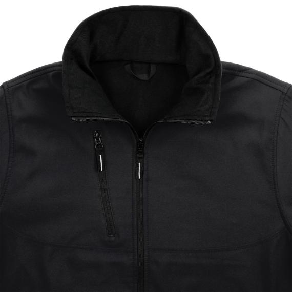 Куртка софтшелл мужская Zagreb, черная, размер XL