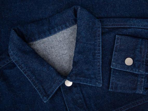 Куртка джинсовая O1, темно-синяя, размер XL/XXL