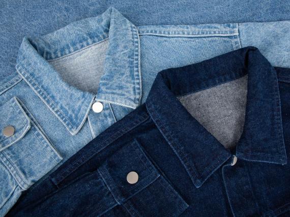Куртка джинсовая O1, темно-синяя, размер XS/S