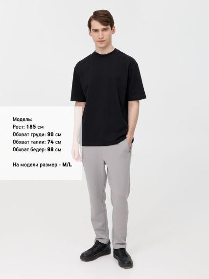Футболка оверсайз унисекс Sideline, черная, размер XS/S