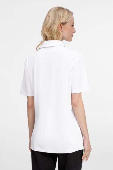 Рубашка поло унисекс Senti, белая, размер XXL