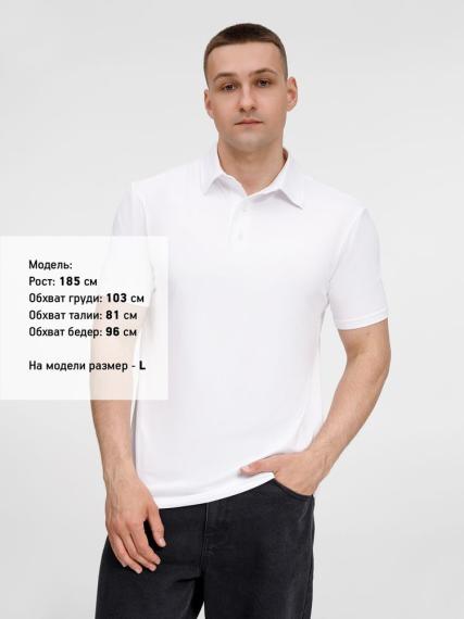 Рубашка поло унисекс Senti, белая, размер XXL