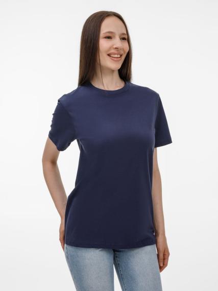Футболка T-Bolka 180 темно-синяя, размер L