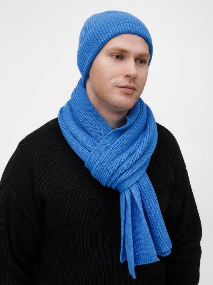 Шарф Nobilis Mono, ярко-синий