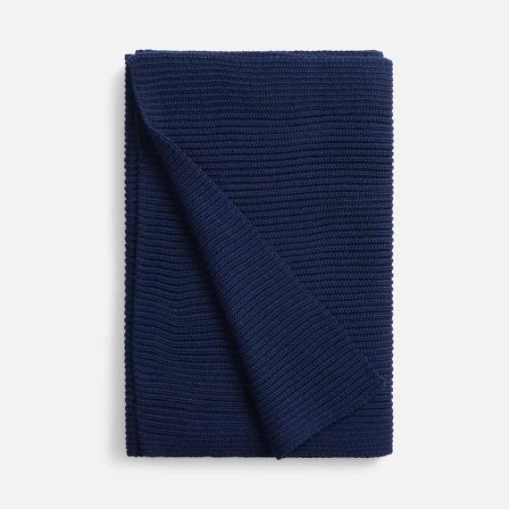 Шарф Nobilis Mono, темно-синий