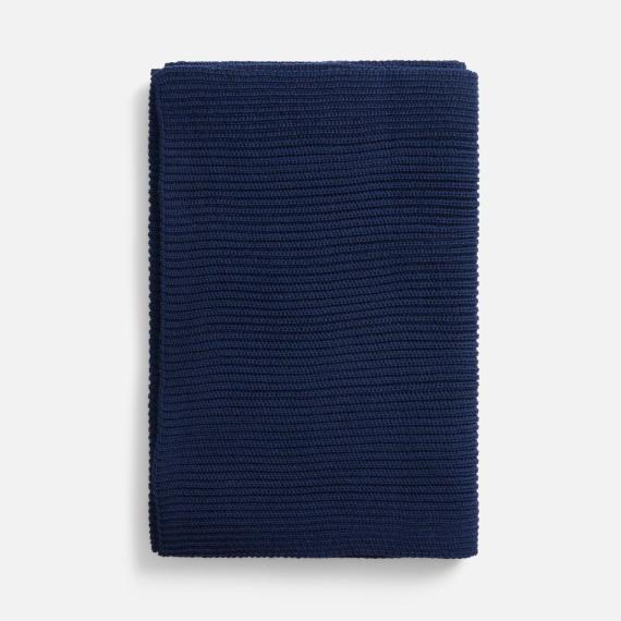 Шарф Nobilis Mono, темно-синий