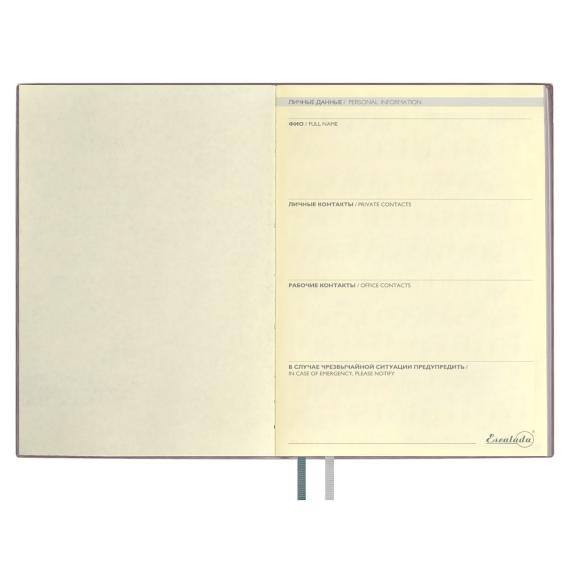 Ежедневник Avila, недатированный, серый