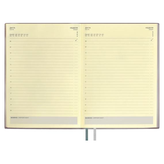 Ежедневник Avila, недатированный, серый