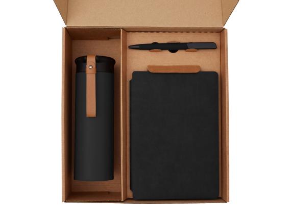 Набор «Draftea» с блокнотом, ручкой, термосом и чаем