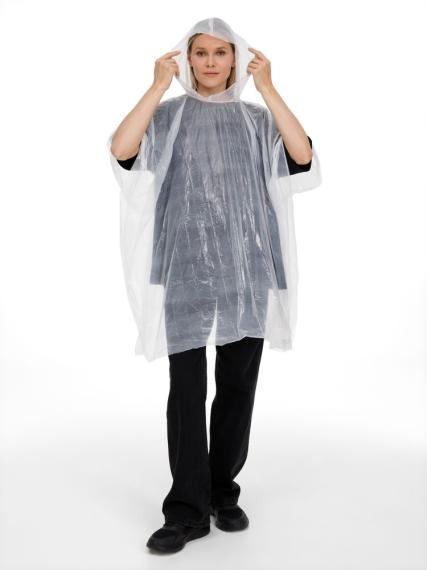 Дождевик в круглом футляре Nimbus, красный