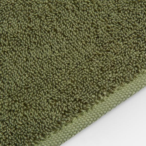 Полотенце махровое Terrychic, среднее, зеленое