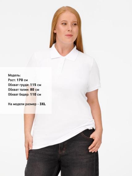 Рубашка поло женская Virma lady, белая, размер M