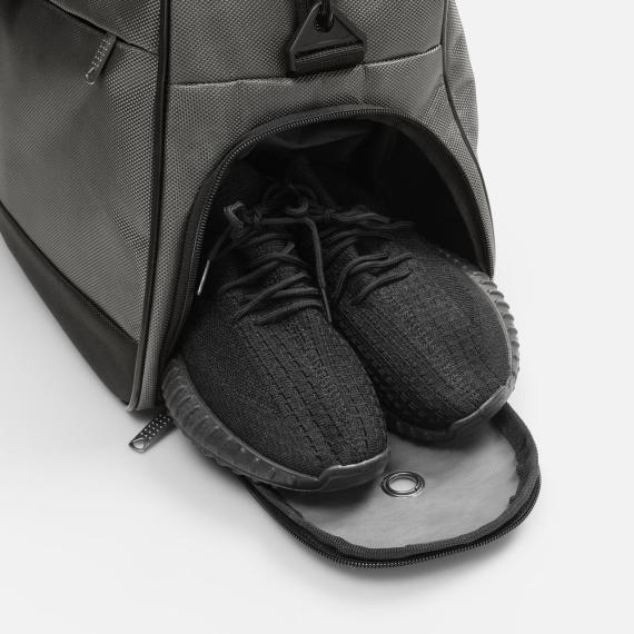 Спортивная сумка Atlantes, серая с черным