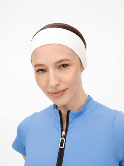 Охлаждающая повязка на голову Cool Head, белая