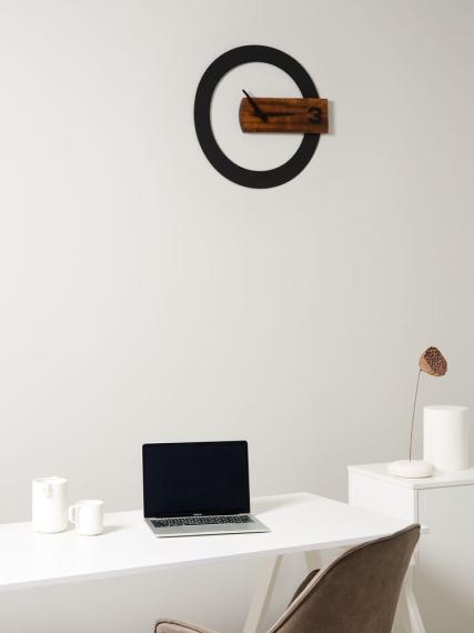 Часы TimeLord, черные с коричневым