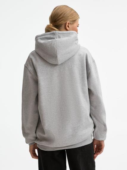 Худи унисекс Condor, серый меланж, размер 5XL