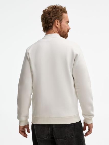 Бомбер унисекс Estado, молочно-белый, размер S