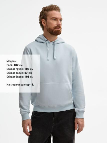 Толстовка унисекс Spencer голубая, размер XS
