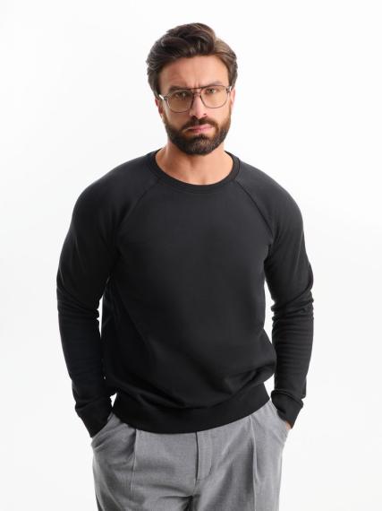 Свитшот унисекс Space, черный, размер M