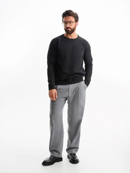 Свитшот унисекс Space, черный, размер M