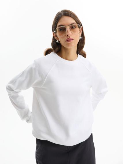 Свитшот унисекс Space, белый, размер XS