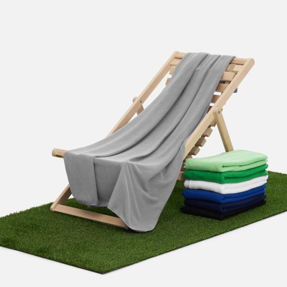 Флисовый плед Warm&Peace, серый