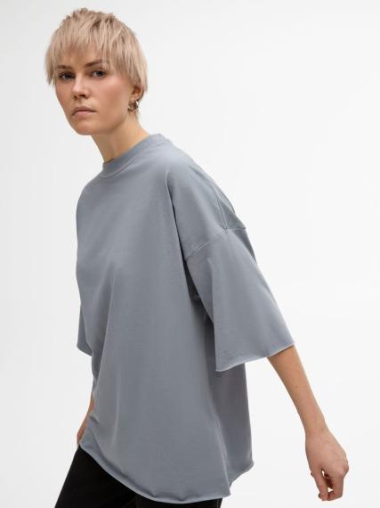 Футболка унисекс T1, серая, размер M/L