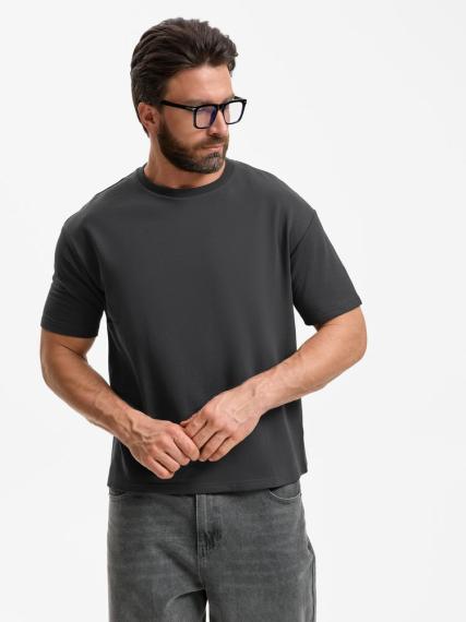 Футболка унисекс Durington, темно-серая (графит), размер M/L