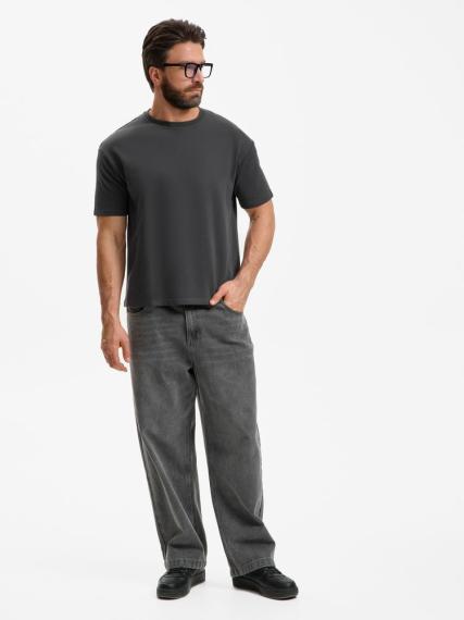 Футболка унисекс Durington, темно-серая (графит), размер M/L