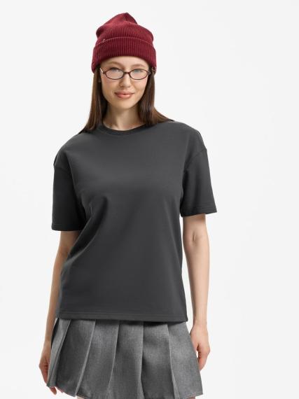 Футболка унисекс Durington, темно-серая (графит), размер M/L