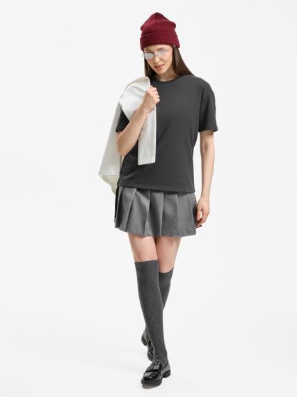 Футболка унисекс Durington, темно-серая (графит), размер M/L