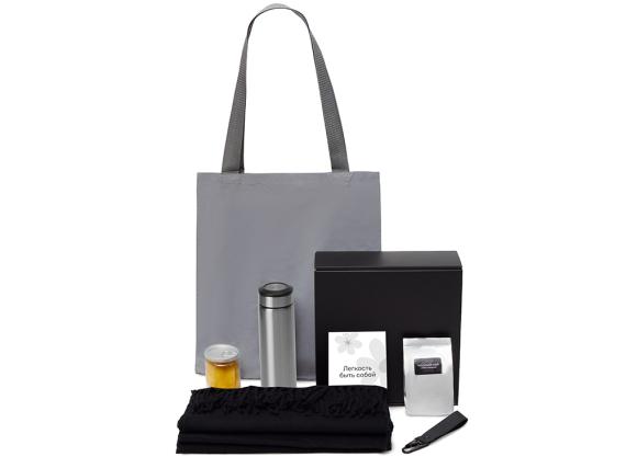 Подарочный набор «Re:f. Walk» с палантином, шопером и термосом