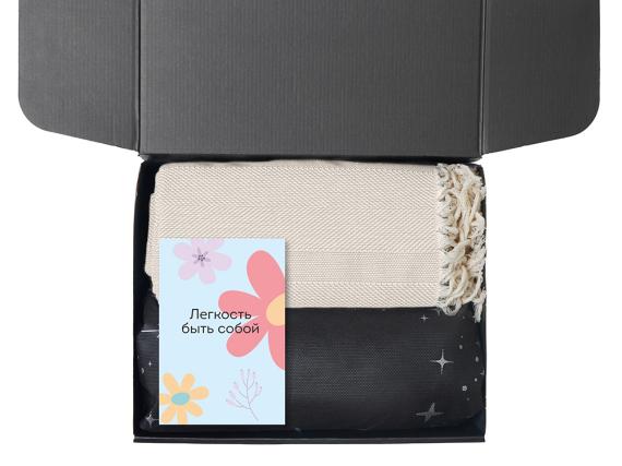 Подарочный набор «Re:f. Shelter»  с пледом, зеркалом, свечой и диффузором