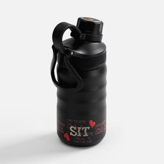 Термобутылка Fujisan 2.0, черная