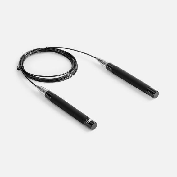 Скоростная скакалка Profi Comfi, черная