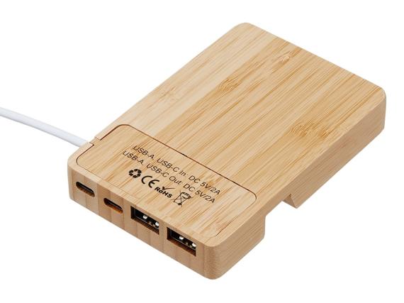 USB-хаб «Memo», 2*USB, 2*Type C