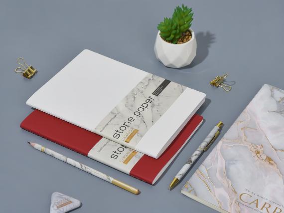 Тетрадь с каменной бумагой А5 «Carrara»