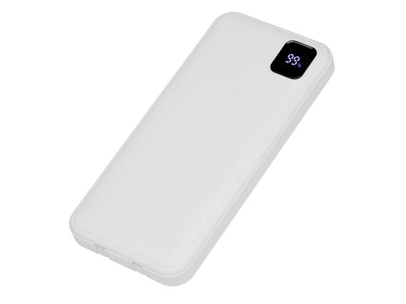 Внешний аккумулятор со встроенными кабелями «Фрэйм», 10000мач