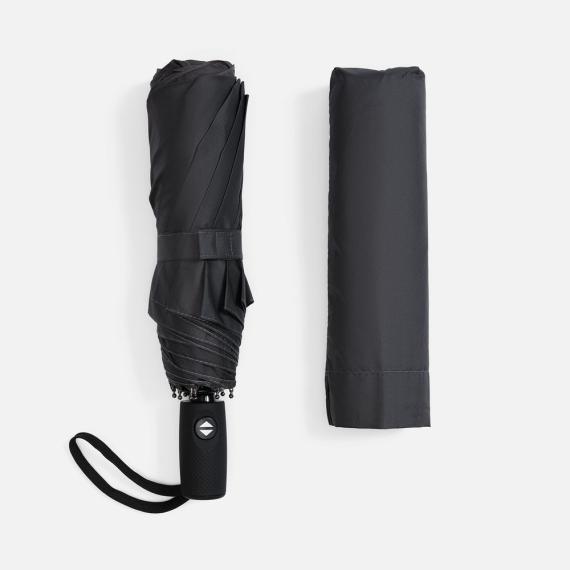 Складной зонт Dome Double с двойным куполом, серый