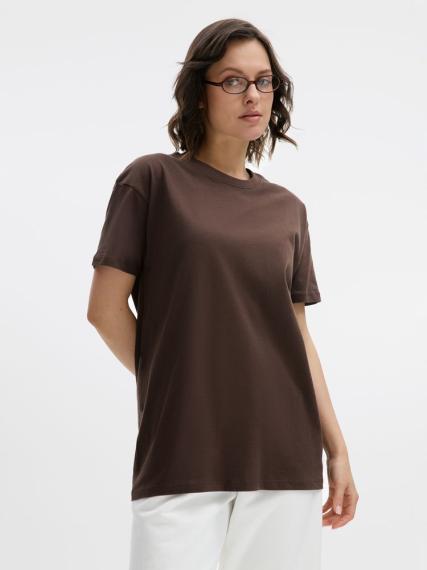 Футболка Regent 150 темно-коричневая (шоколад), размер L