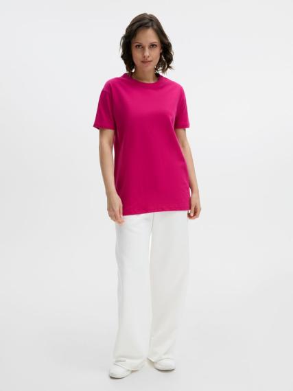 Футболка Regent 150 ярко-розовая (фуксия), размер M