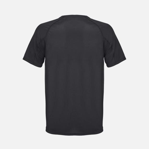 Футболка спортивная унисекс Vortex, черная, размер M